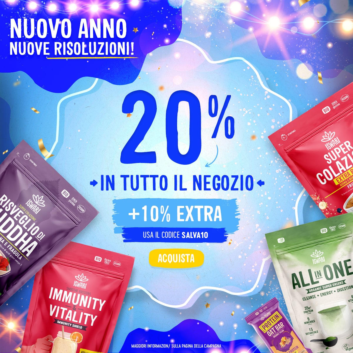 20% di sconto + 10% extra con il coupon (SALVA10)